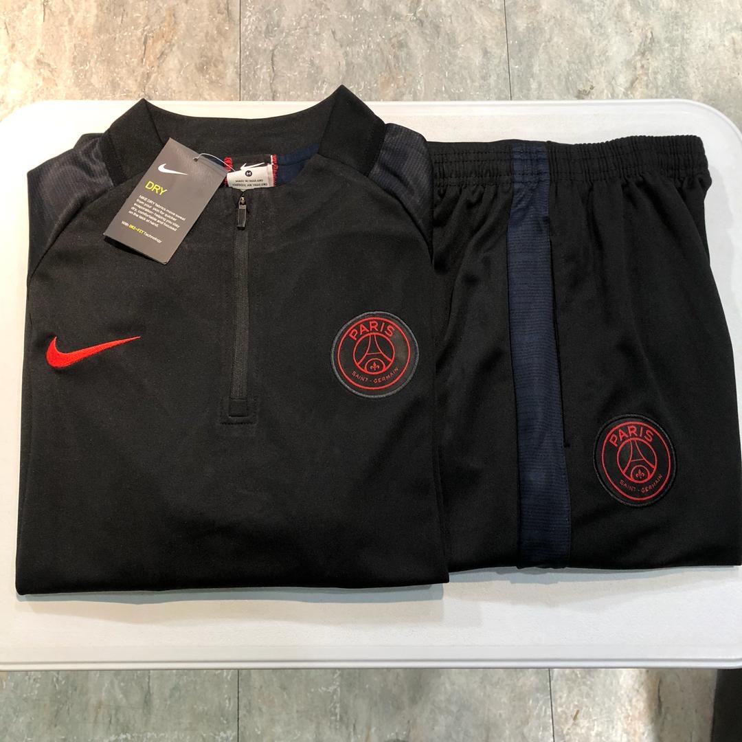 PSG Nike Strike Drill Quarter Zip Full Tracksuit 2019/20 - Black/Red