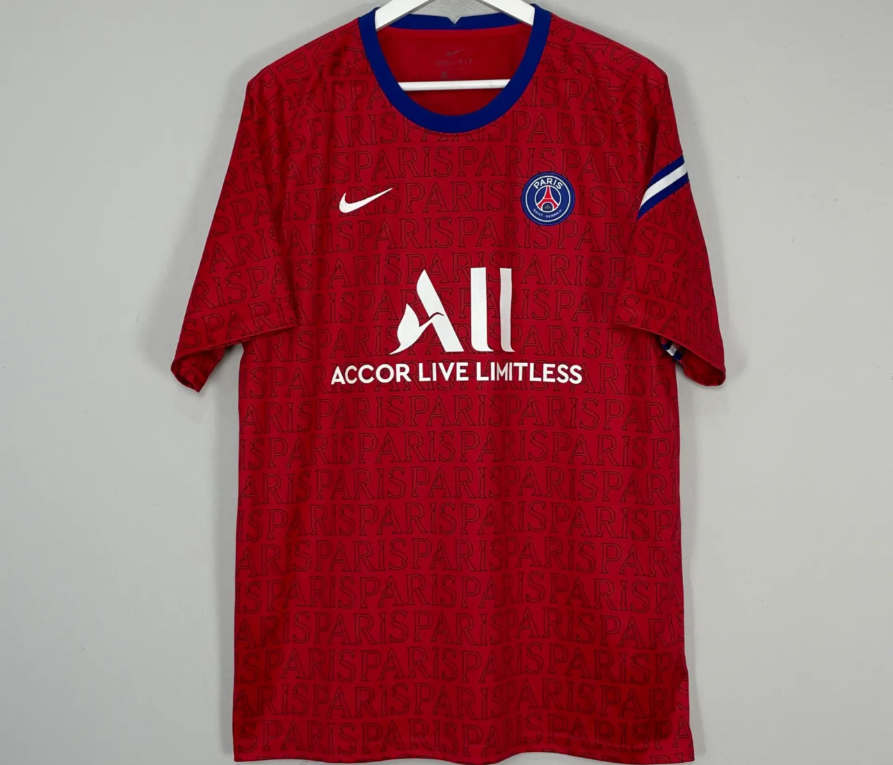 2021/22 PSG Training Shirt – Red & Blue