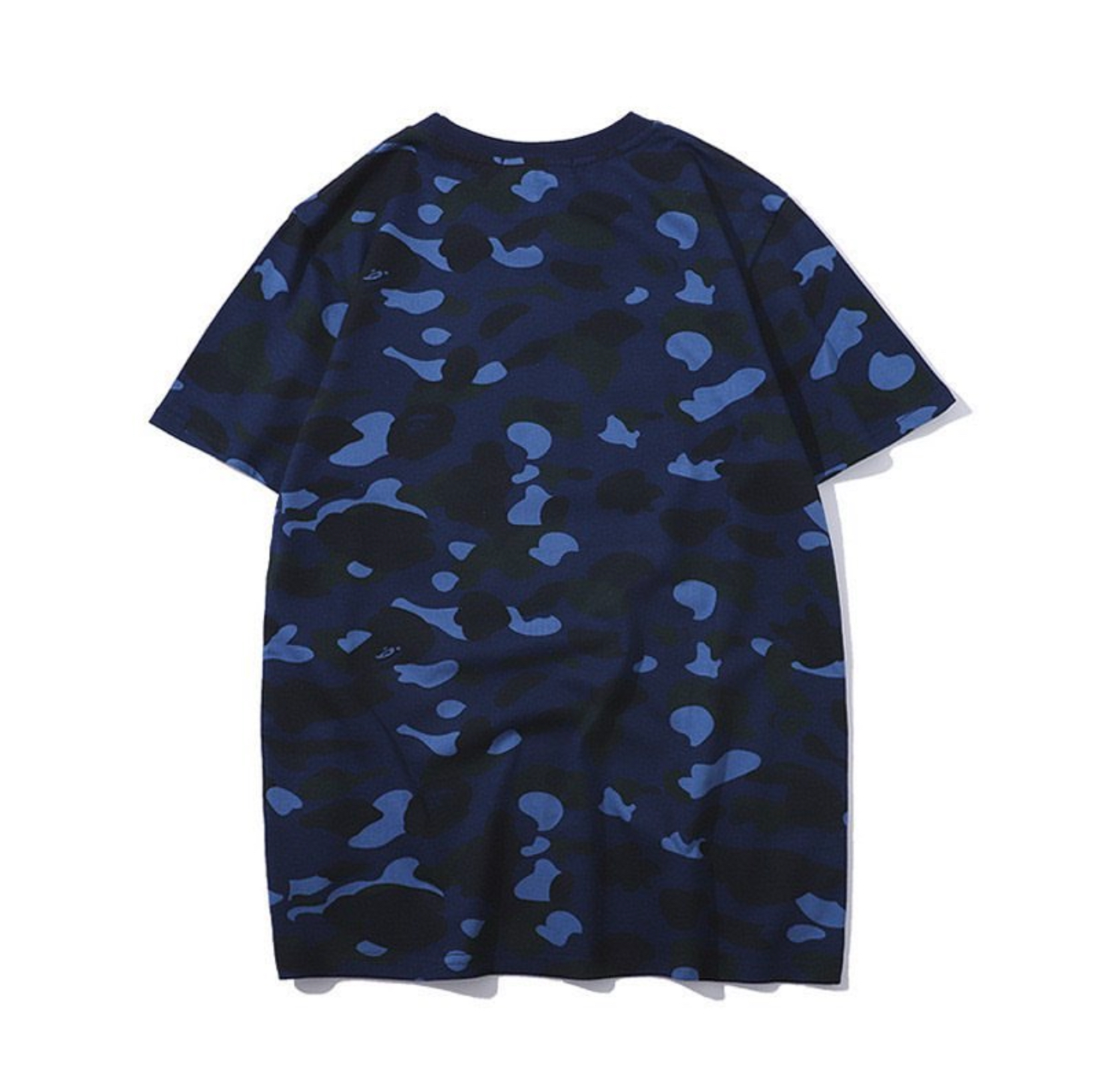 2018 PSG x BAPE Camo Shirt - Blue/Red/White