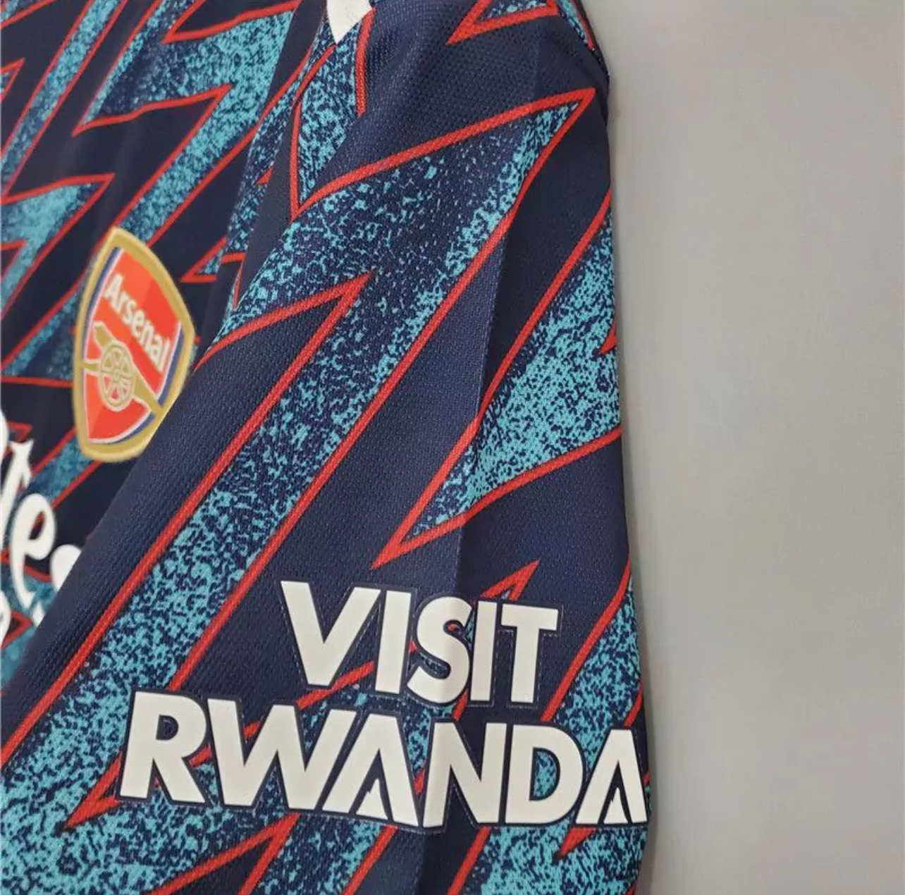 Arsenal 2021/22 Third Football Shirt – Blue & Red