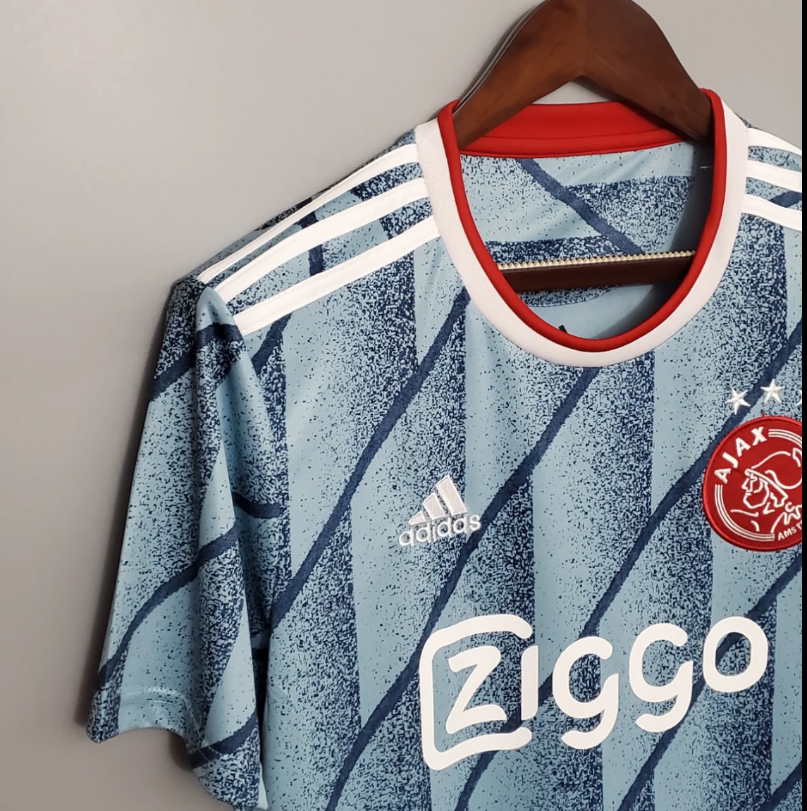 2020/21 Ajax Away Shirt – Light Blue & Navy