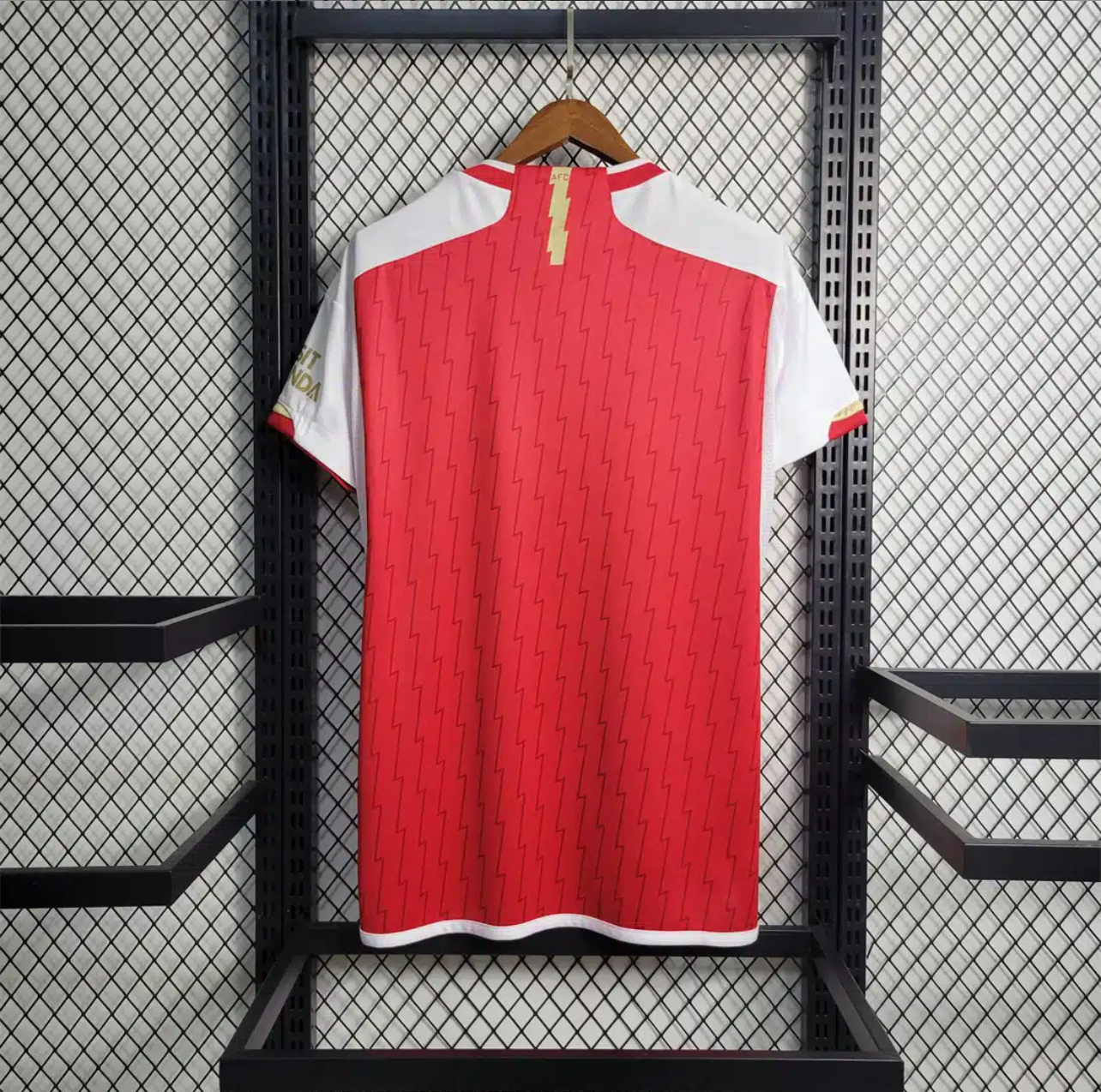 2023/24 Arsenal Home Shirt – Red, White & Gold