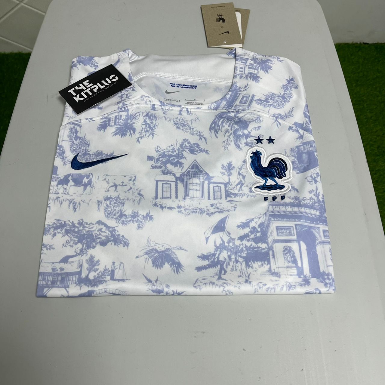 2022/23 France Away Shirt - White/Game Royal
