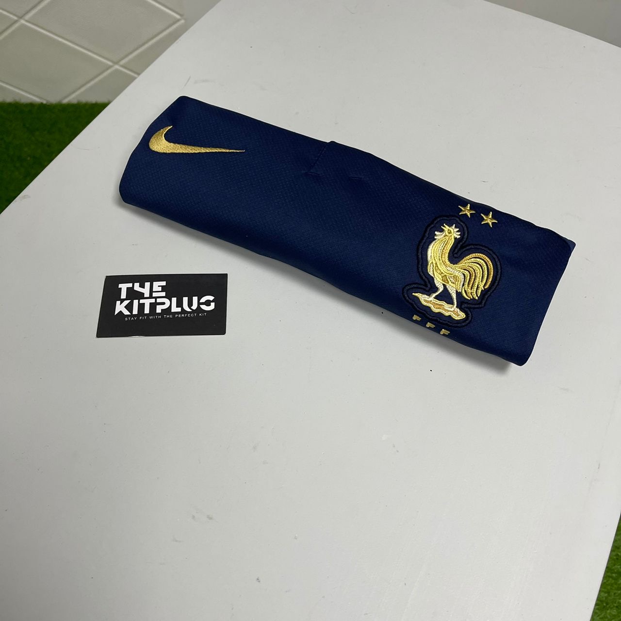 2022/23 France Home Shirt - Midnight Navy/Metallic Gold