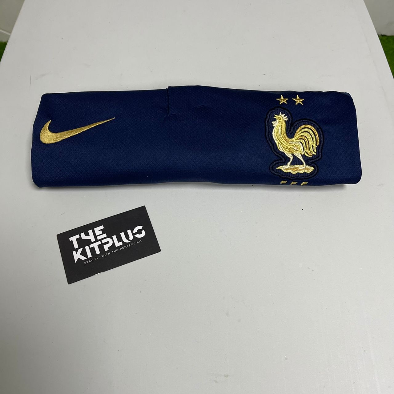 2022/23 France Home Shirt - Midnight Navy/Metallic Gold