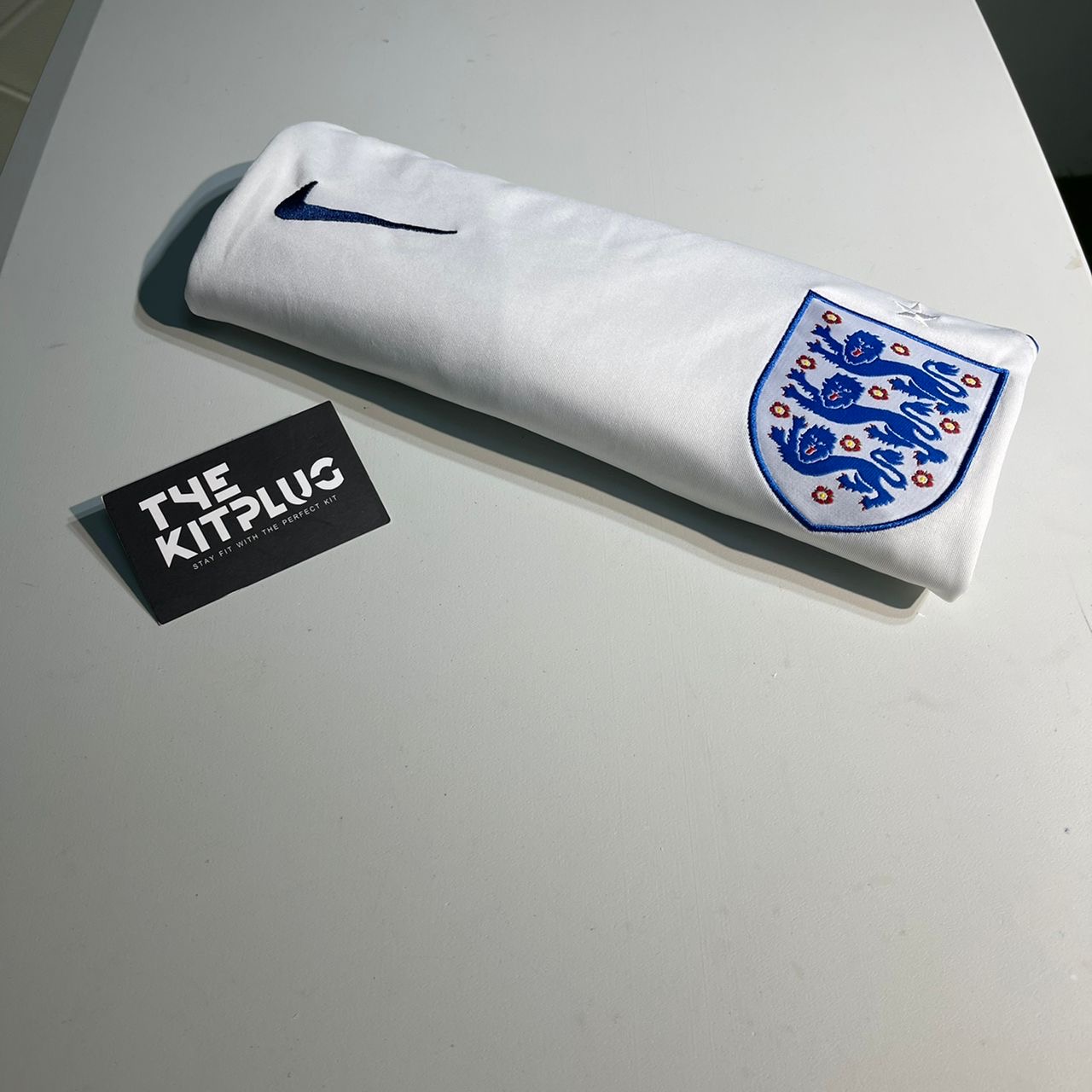 2022 England Home Shirt - White/Blue Fury/Blue Void
