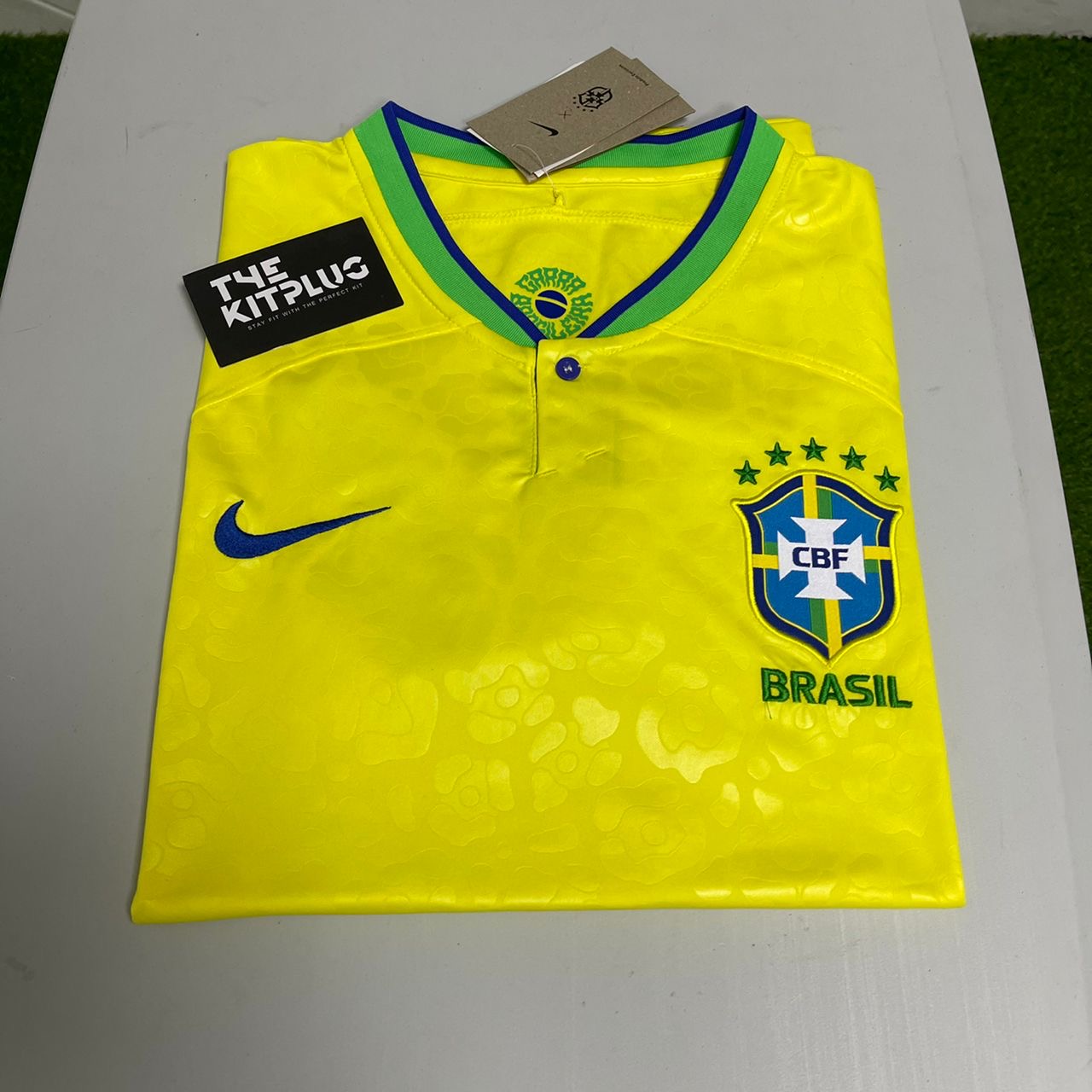 2022/23 Brazil Nike Home Shirt - Dynamic Yellow/Green 