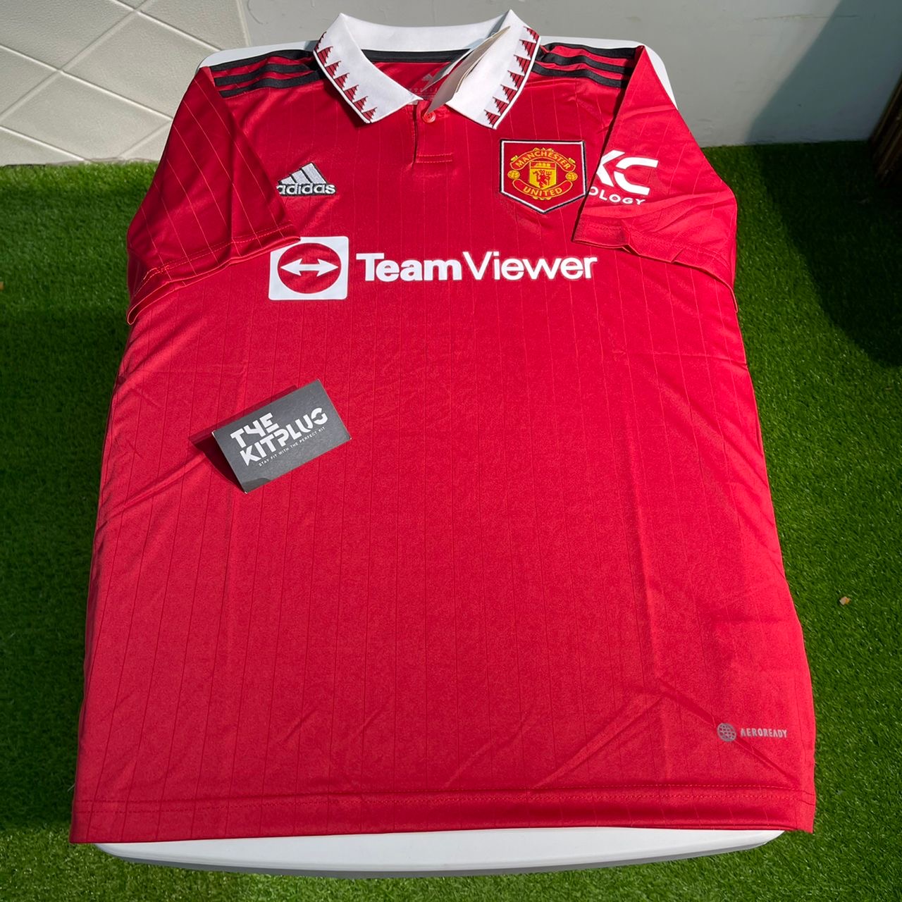 2022/23 Man United Adidas Home Shirt - Red/White