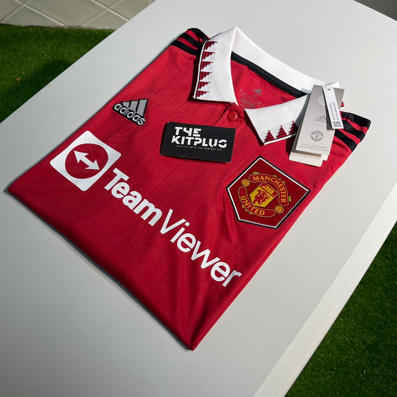 2022/23 Man United Adidas Home Shirt - Red/White