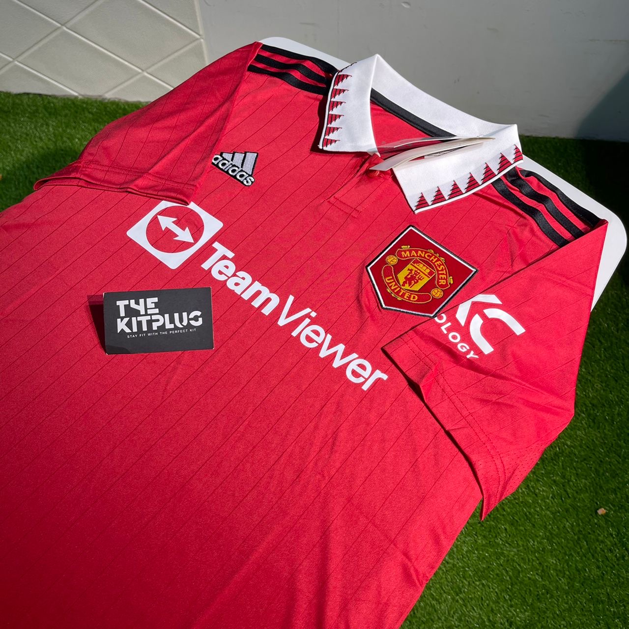 2022/23 Man United Adidas Home Shirt - Red/White