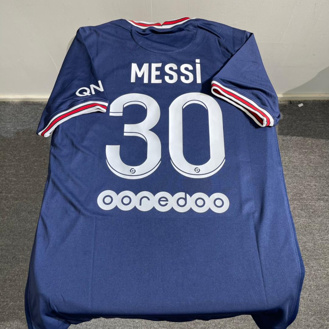2021/22 PSG x Jordan Home Shirt - Messi #30 - Navy/White/Red
