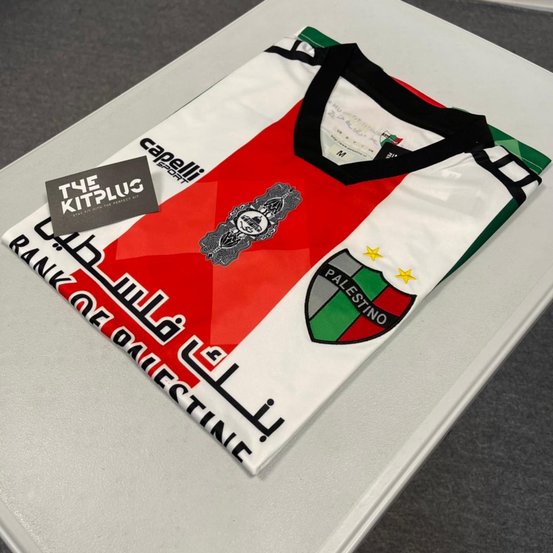 Palestine Away Shirt - Red/White/Black/Green