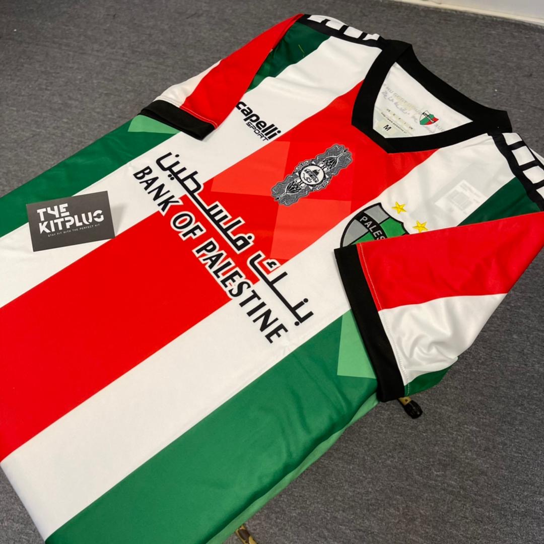 Palestine Away Shirt - Red/White/Black/Green