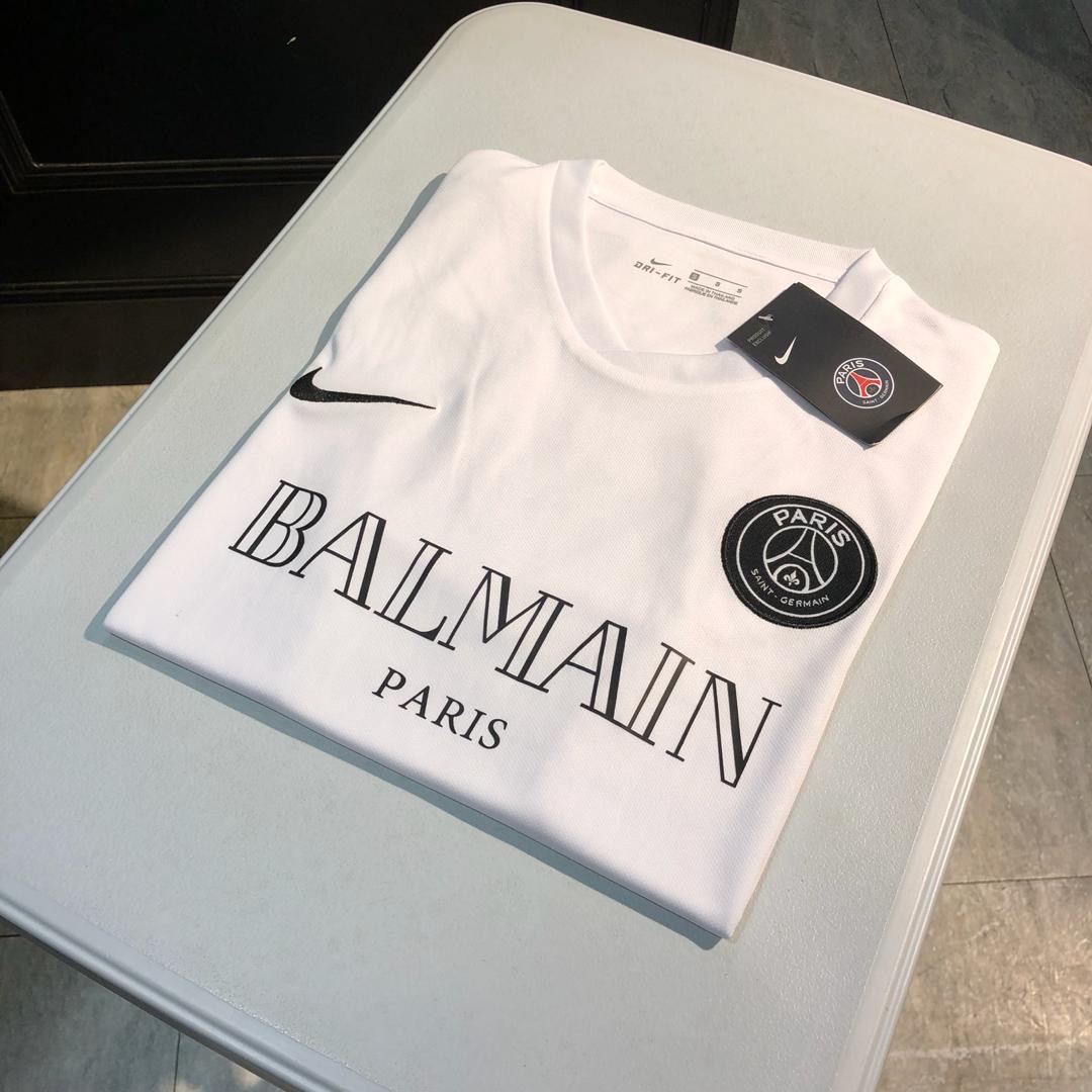 Nike PSG Balmain Concept Shirt - White 