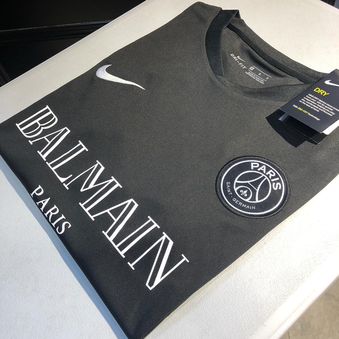 Nike PSG Balmain Shirt - Black