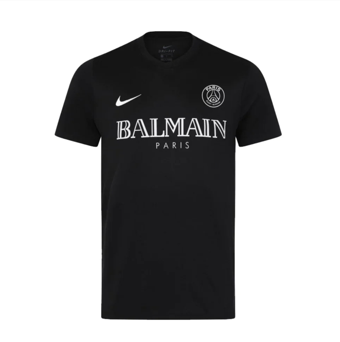 Nike PSG Balmain Shirt - Black