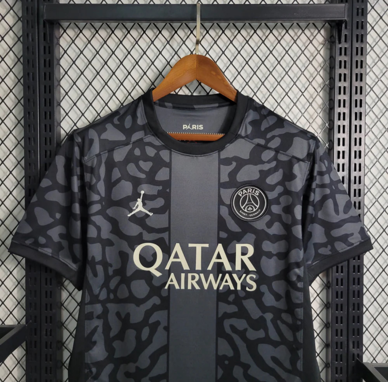 PSG Jordan 23/24 Third Kit - Black/Grey Edition