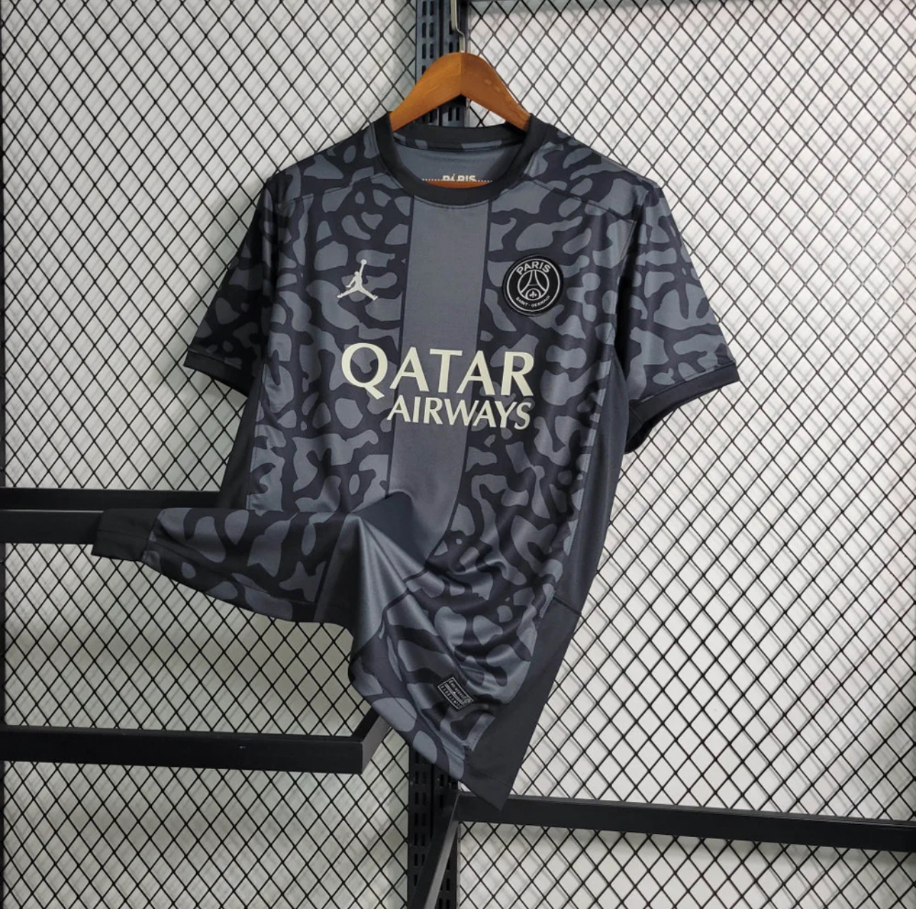 PSG Jordan 23/24 Third Kit - Black/Grey Edition