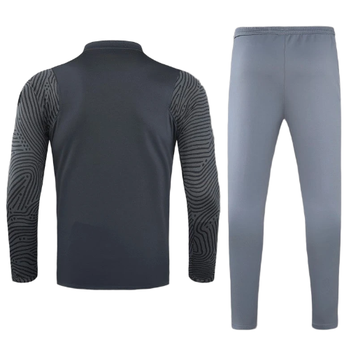 Inter Milan Nike Strike Drill Quarter Zip Full Tracksuit 2020/21 - Grey/Black/Yellow/Blue