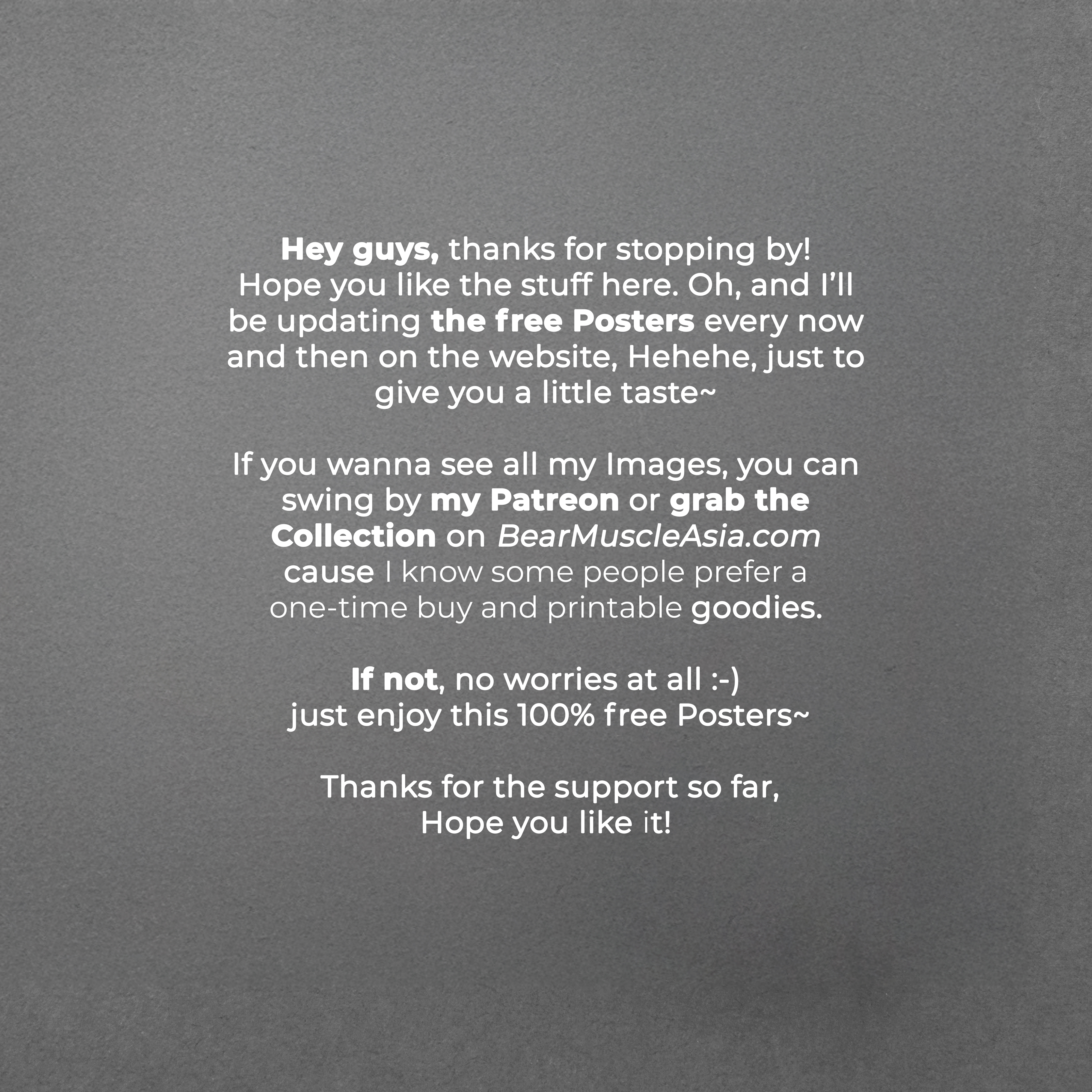 Totally Free Sample : NSFW Poster