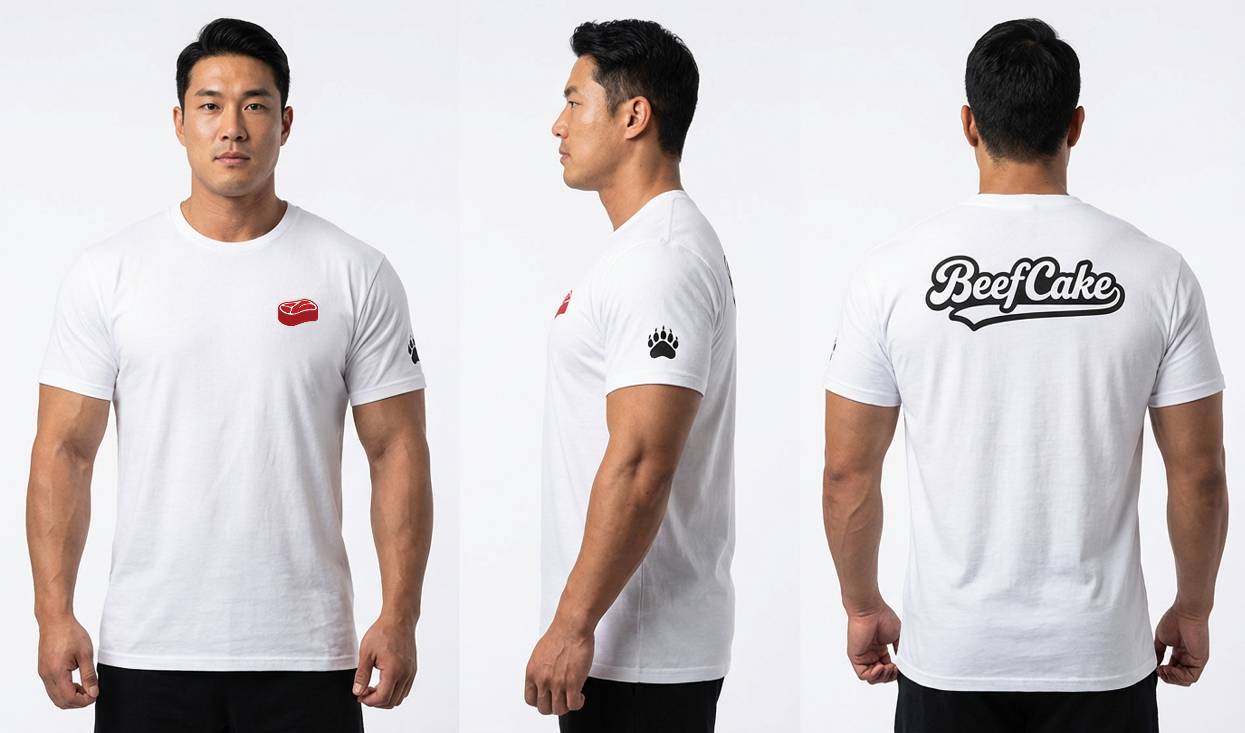  BeefCake - White Tee