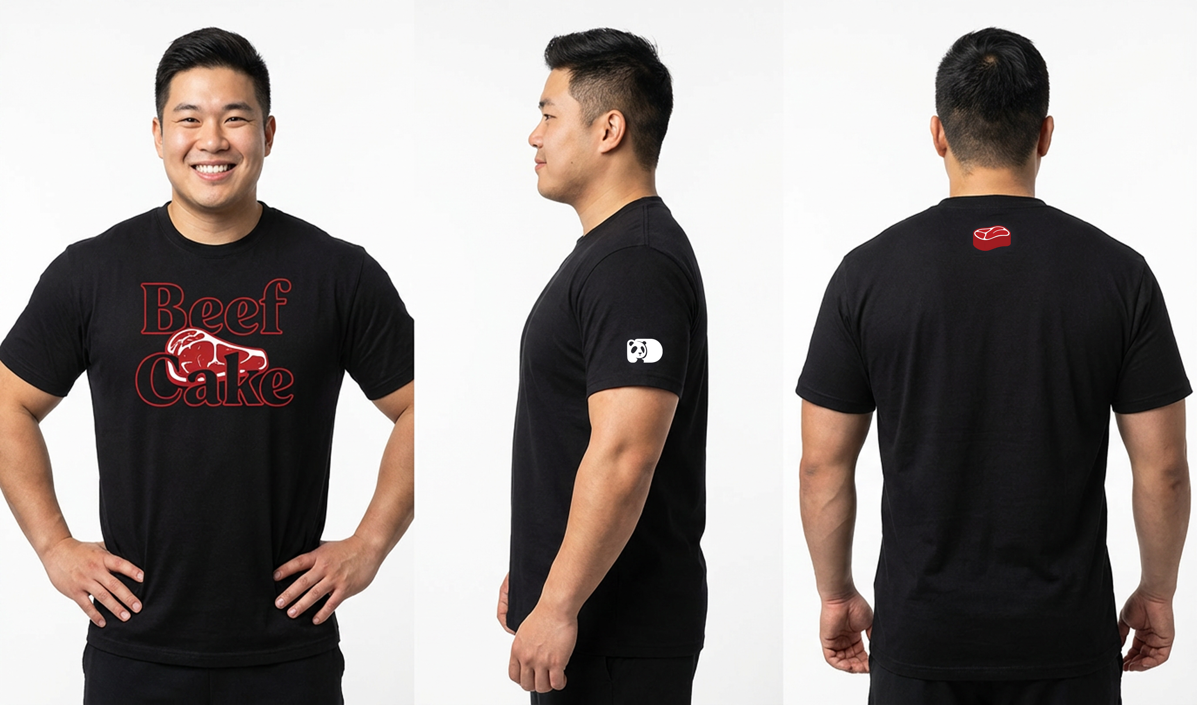 BeefCake - Black Tee