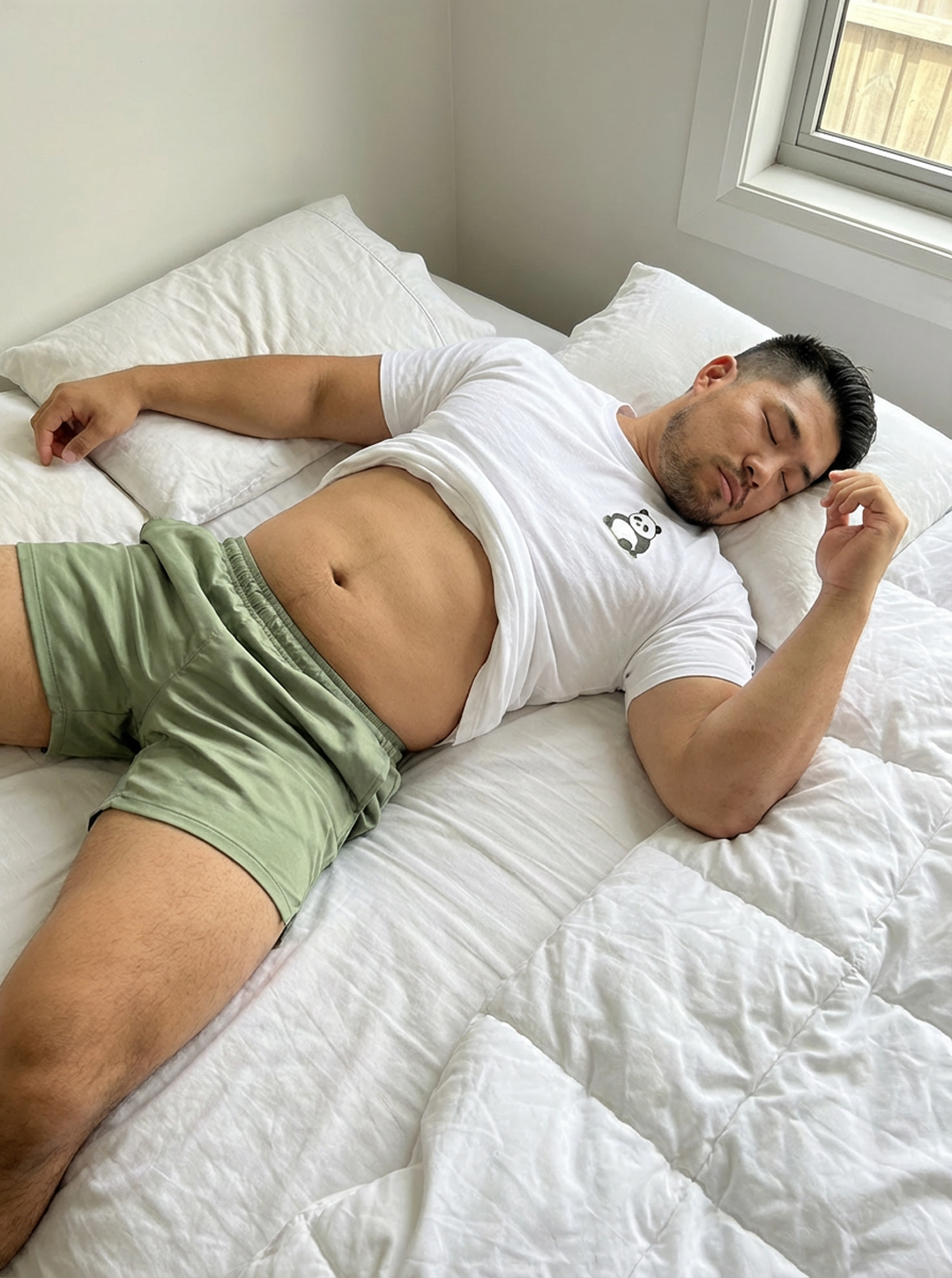 Eat Sleep Repeat Panda - Tee