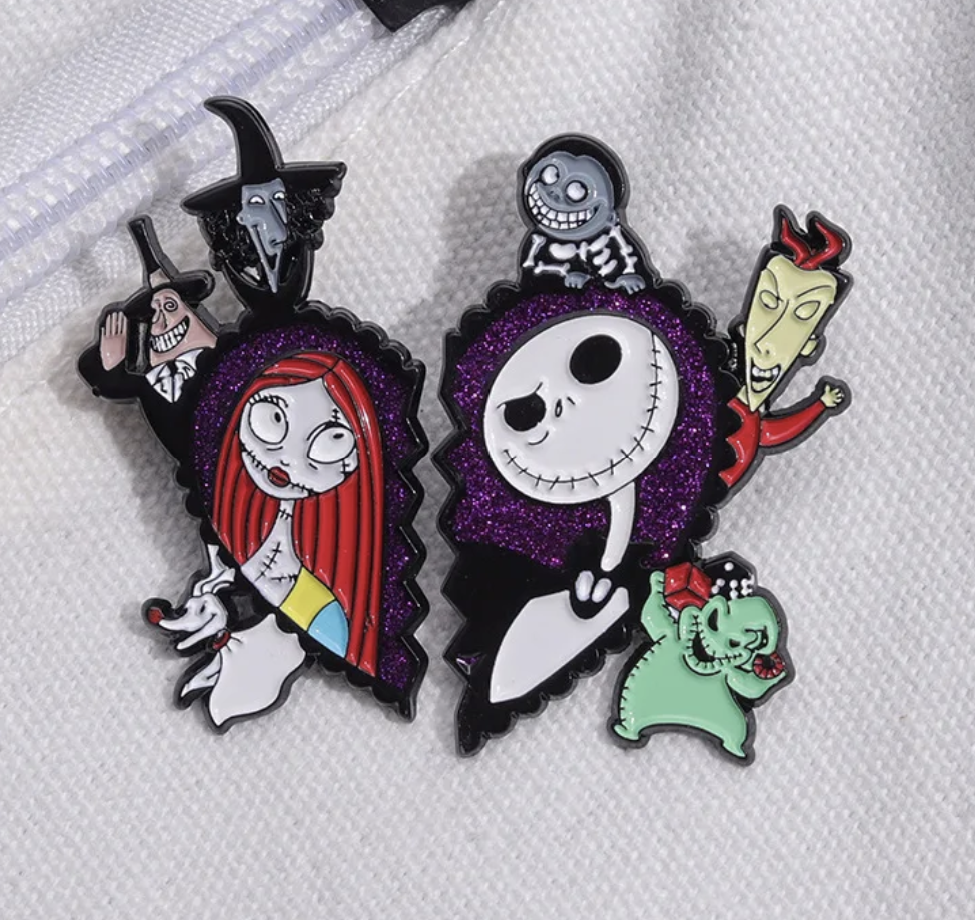 The Nightmare Before Christmas Enamel Pin Set