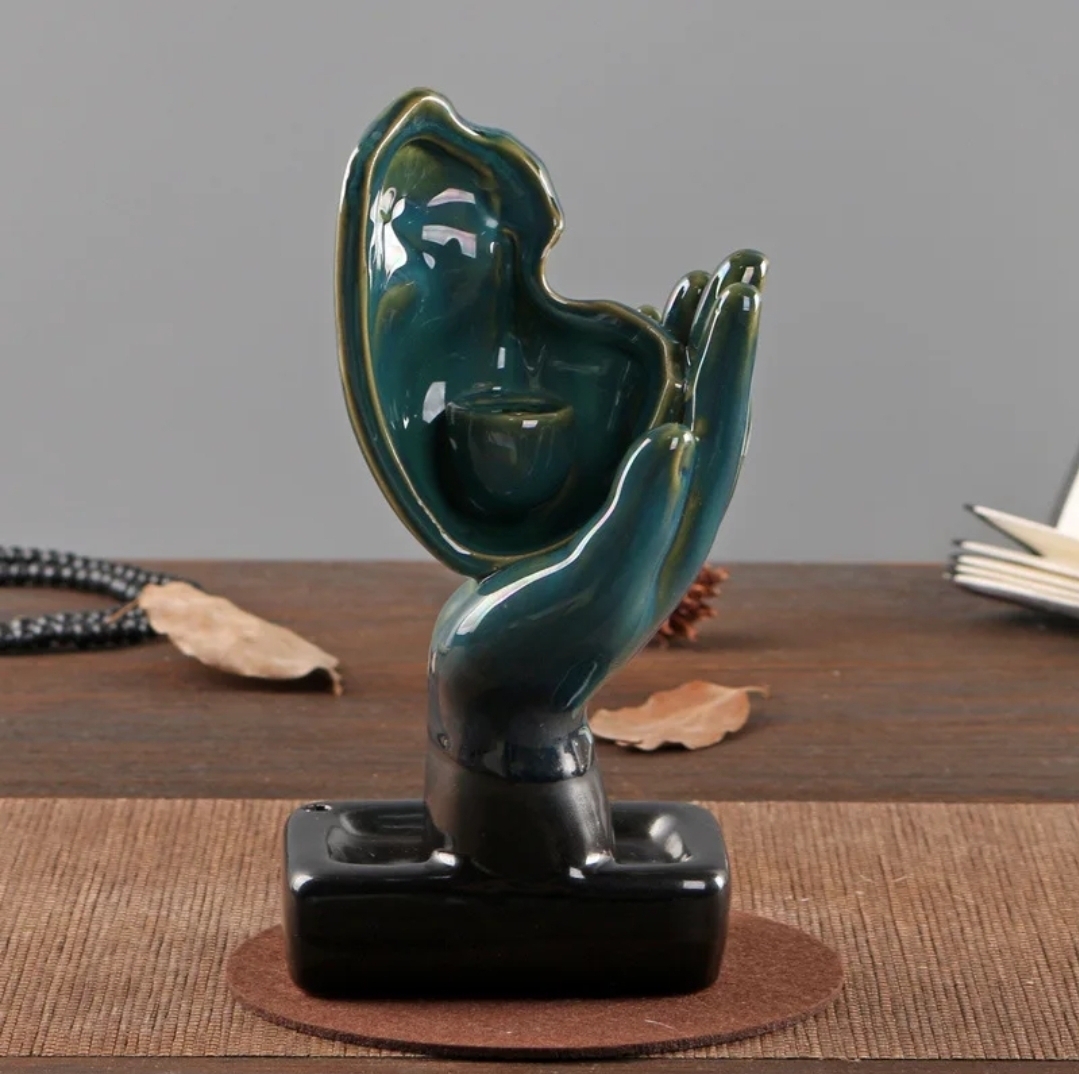 Elegant Lady Face Incense Holder