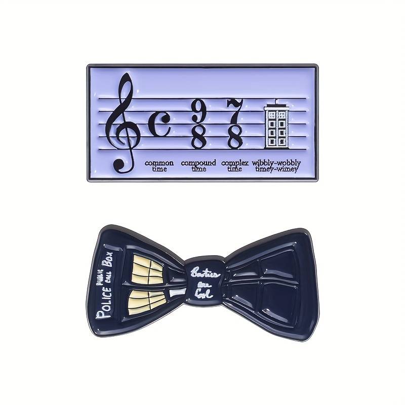 Dr Who pin set