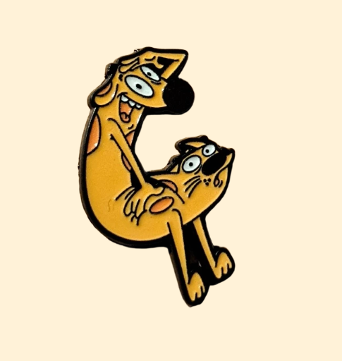 Cat Dog Pin Badges