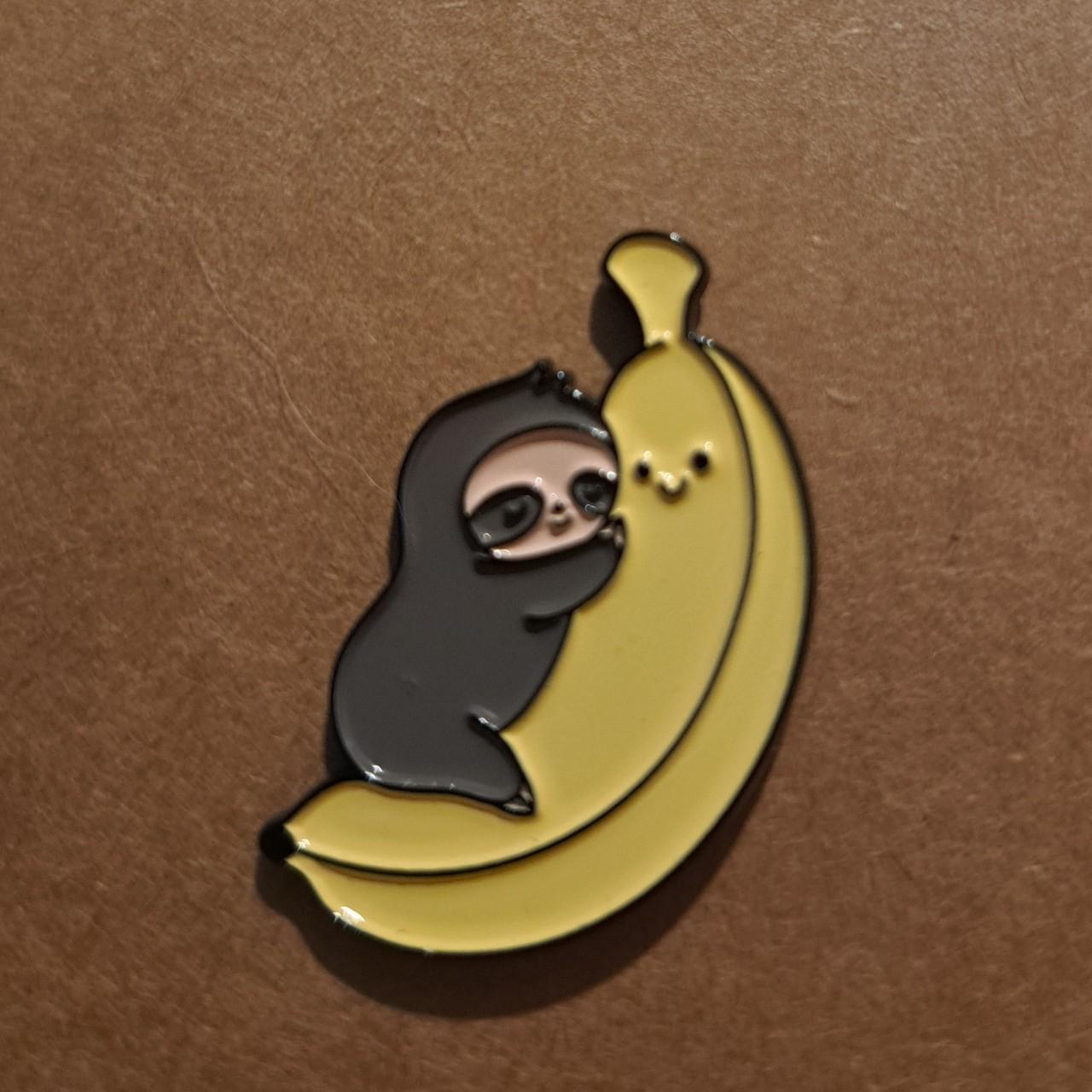 Banana & Sloth  Pin