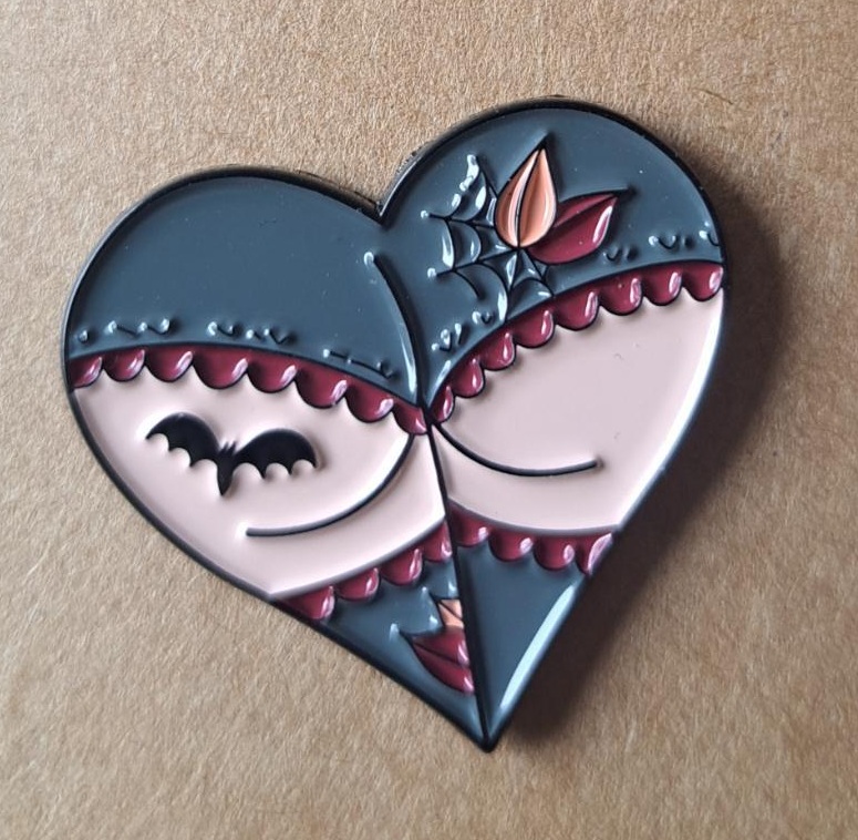 Gothic Heart Pin