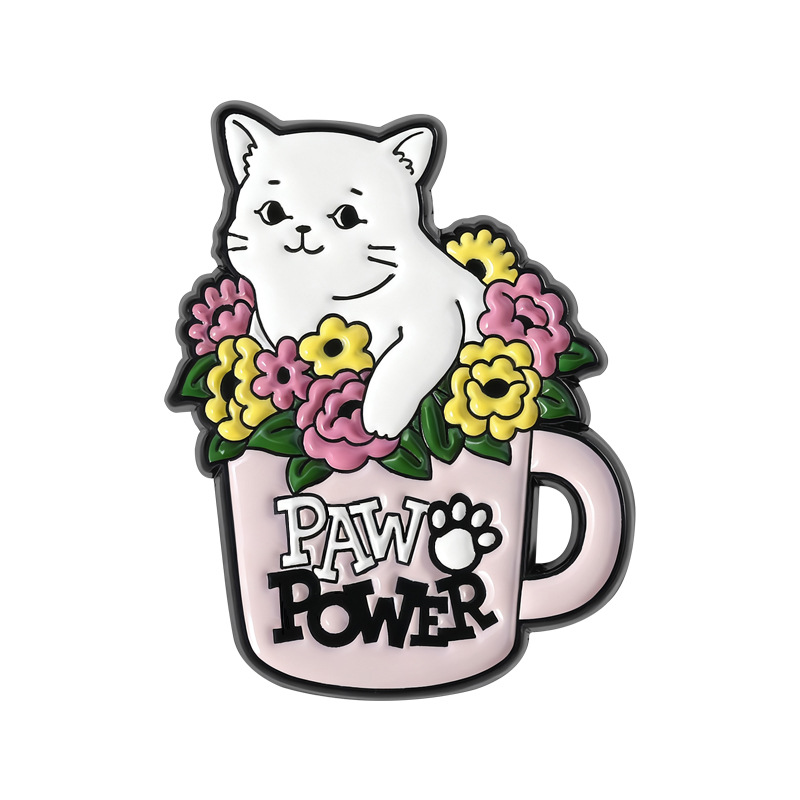 Paw Power Cat Pin