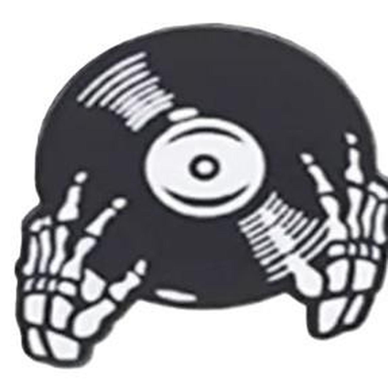 Skeleton DJ Pin