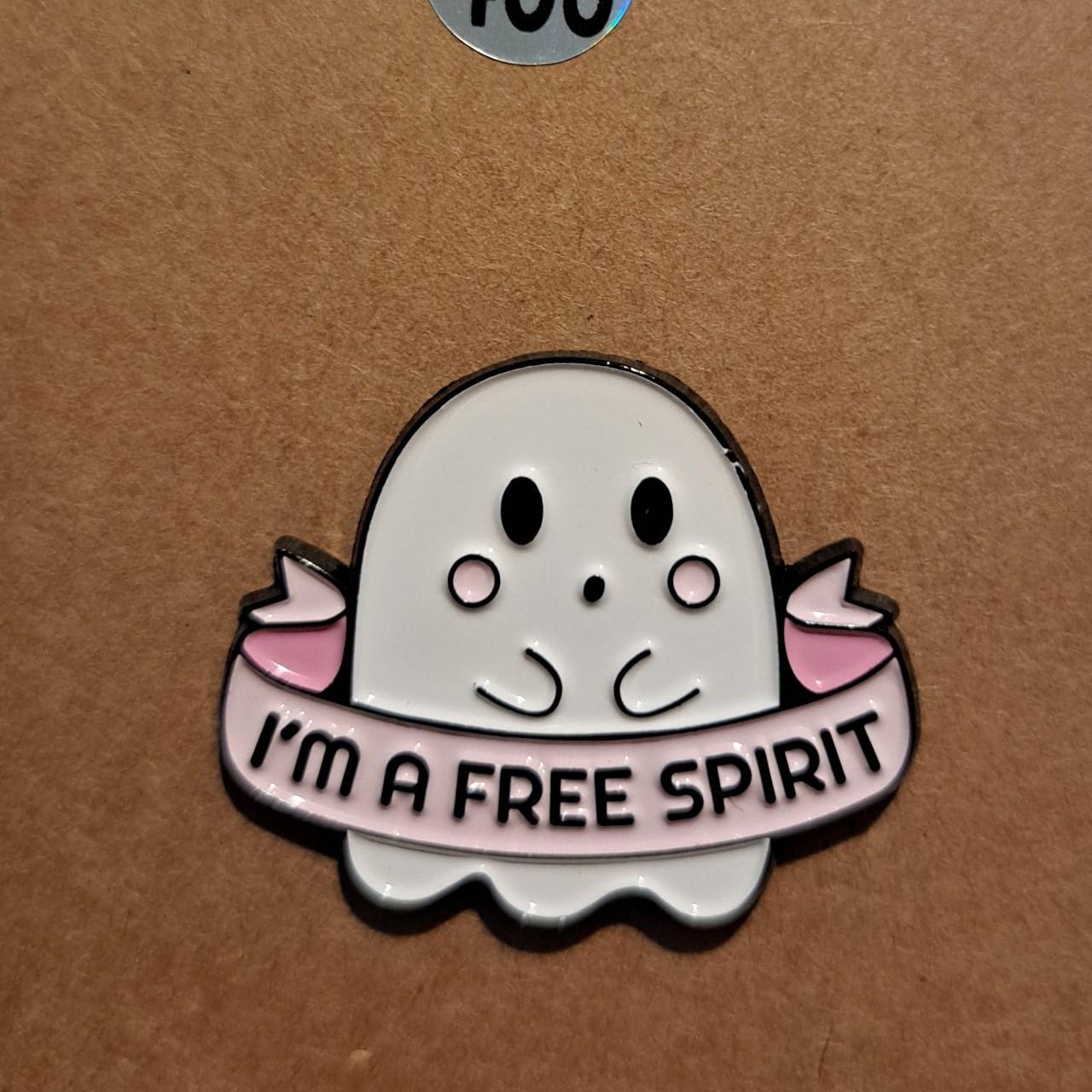 Free Spirit Ghost Pin