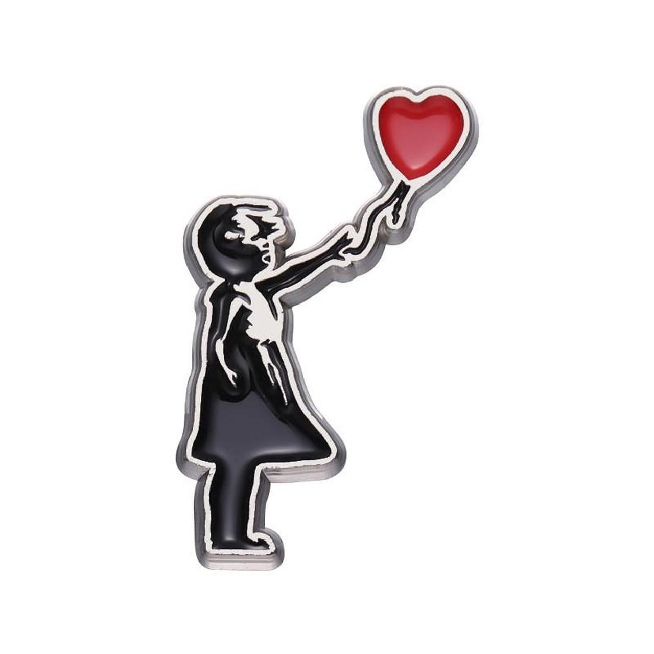 Banksy Girl with Balloon Pin