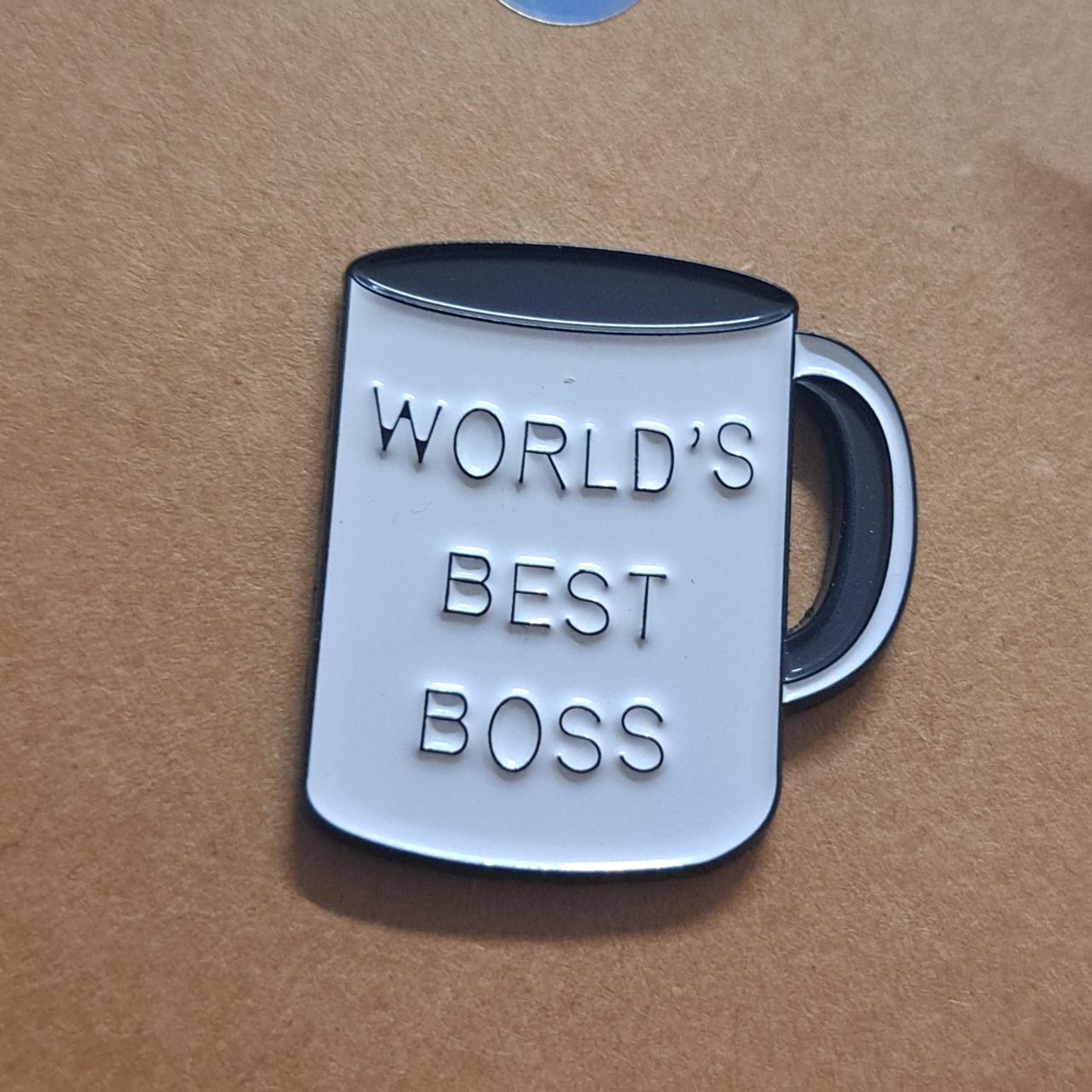 World's Best Boss Pin