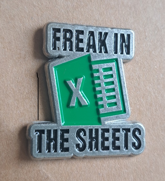 Freak in the Sheets Excel Pin