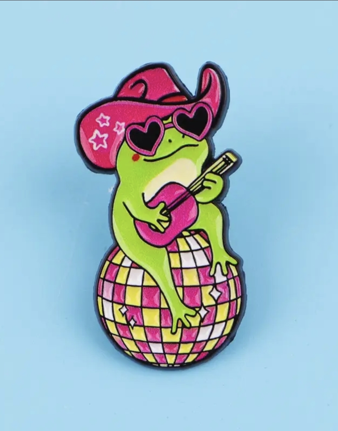 Disco Frog Pin
