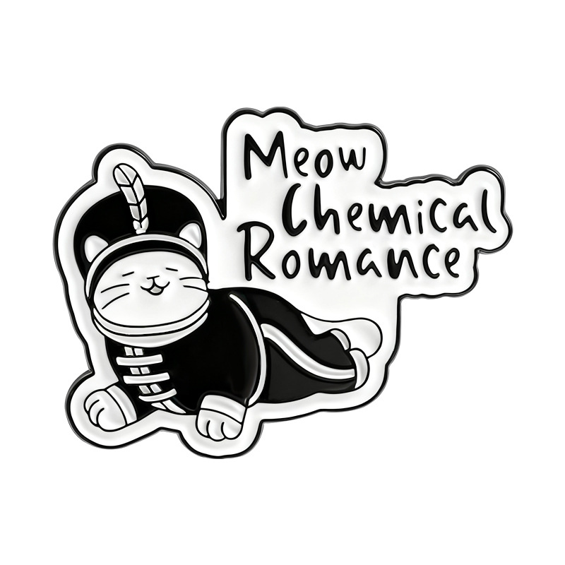 Meow Chemical Romance Cat Pin