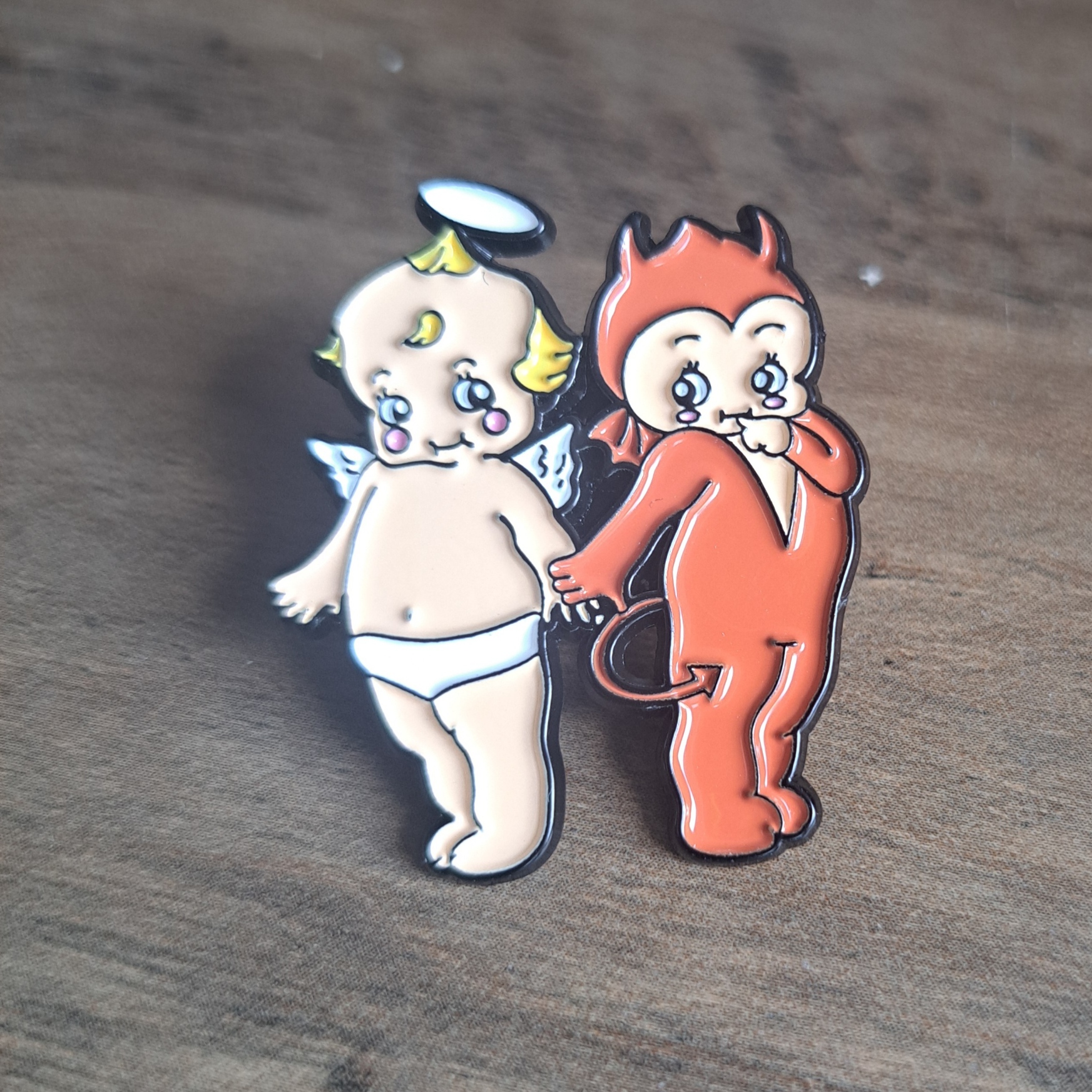 Angel & Devil Pin Set