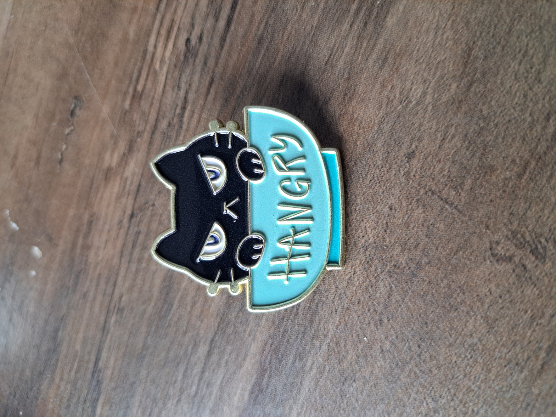 Hangry Cat Pin