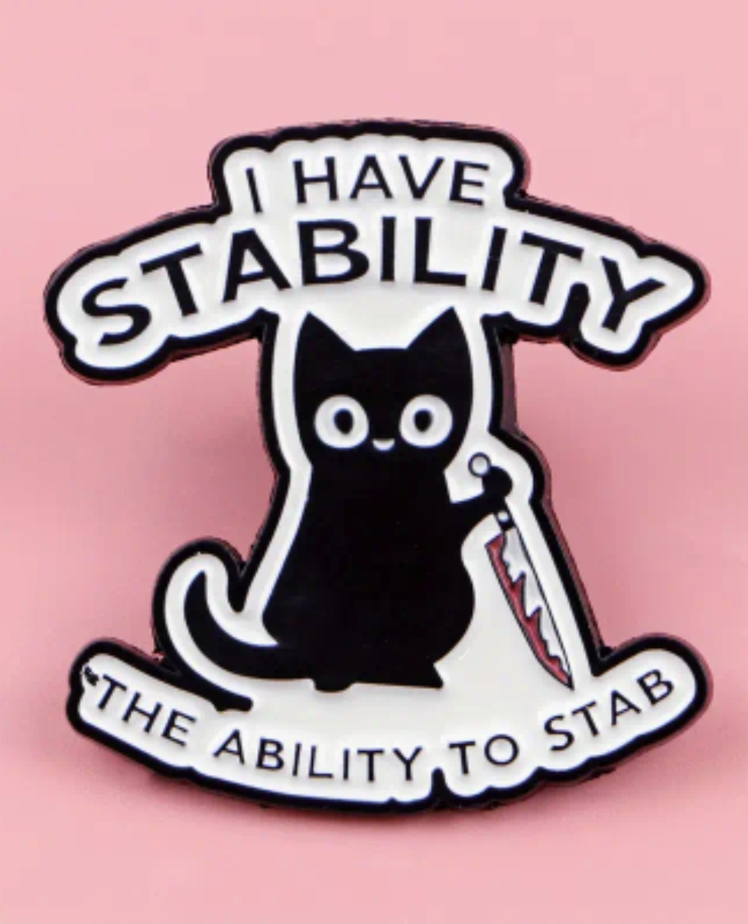 Stability Cat Pin