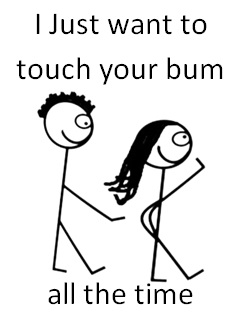 I Just Want To Touch Your Bum Mug