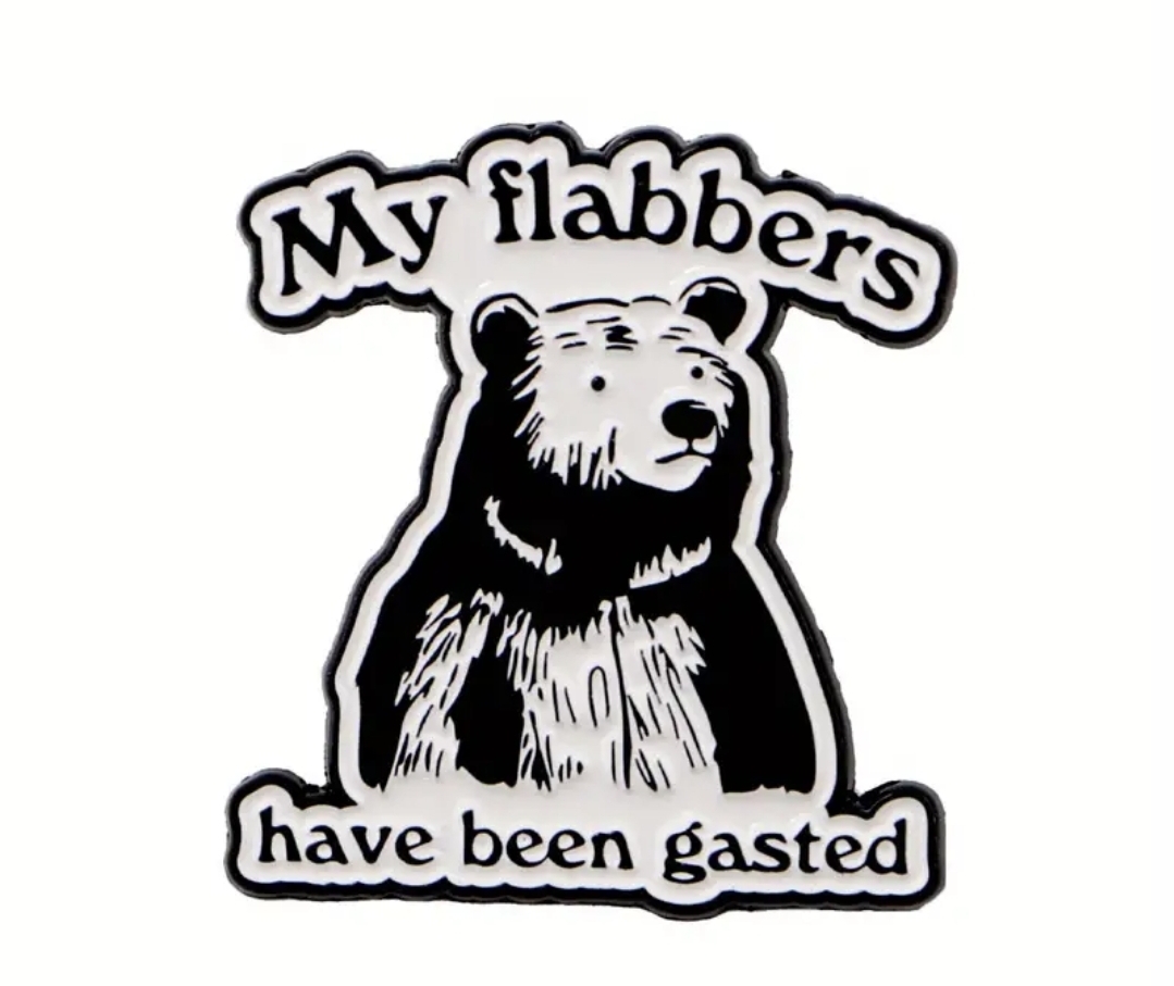 My Flabbers Have Been Gasted Pin