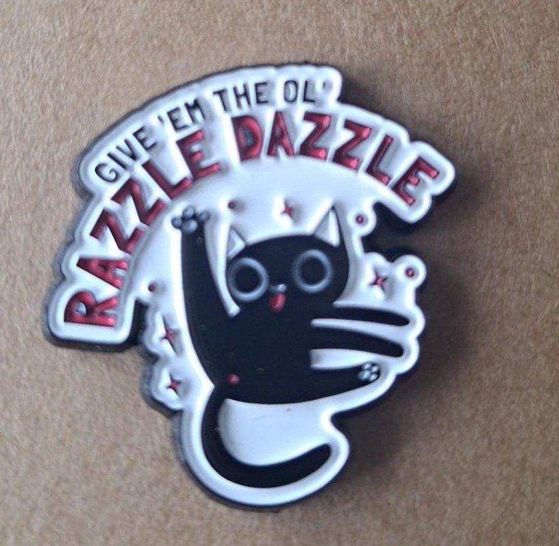 Razzle Dazzle Cat Pin