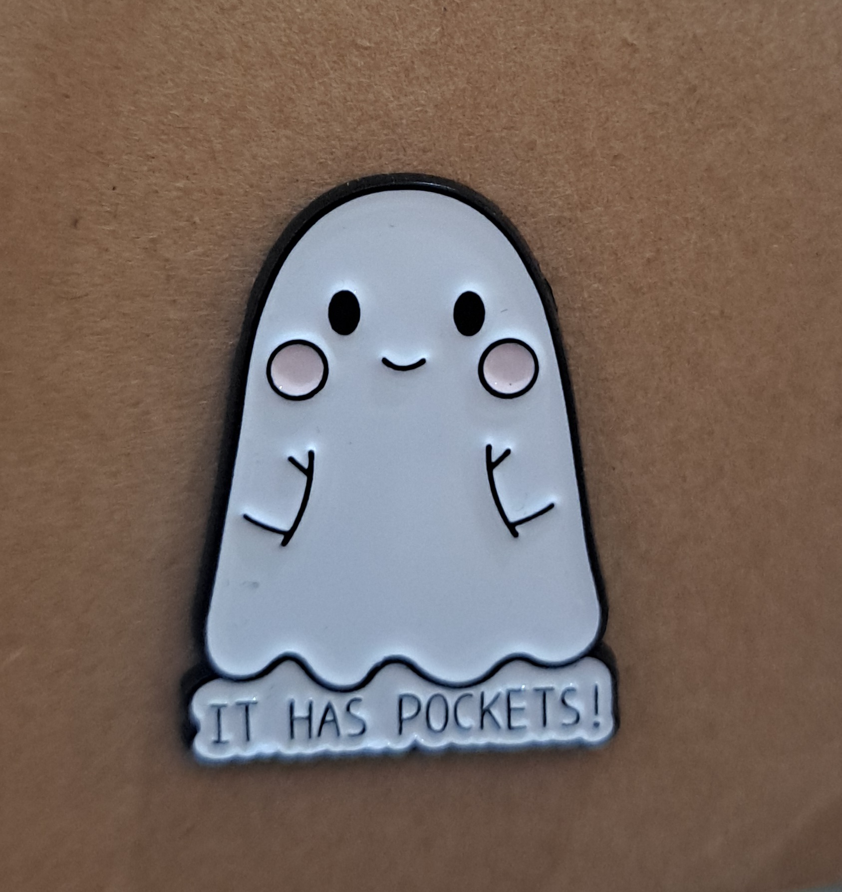 It Has pockets Ghost Pin