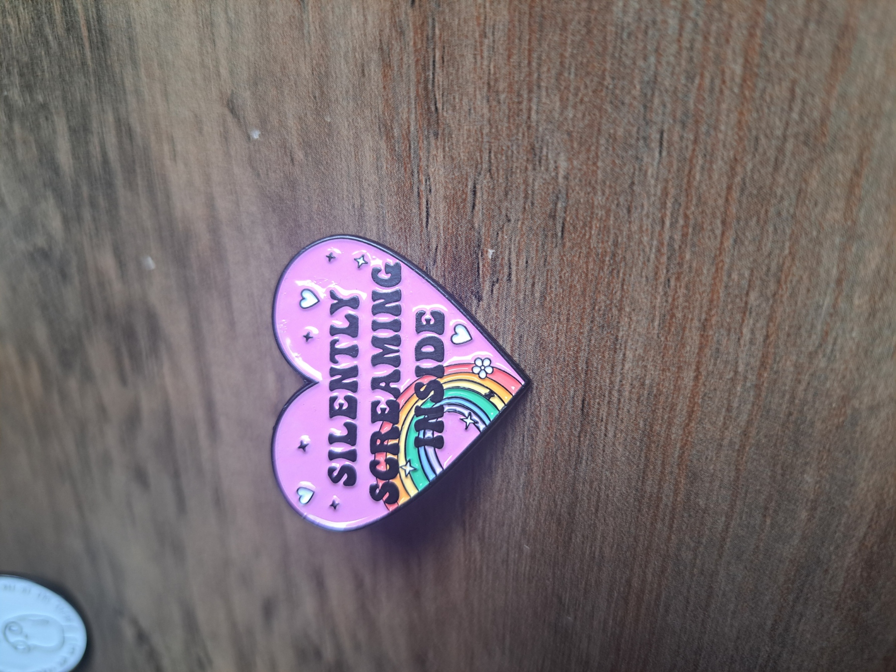 Silently Screaming Inside Pin