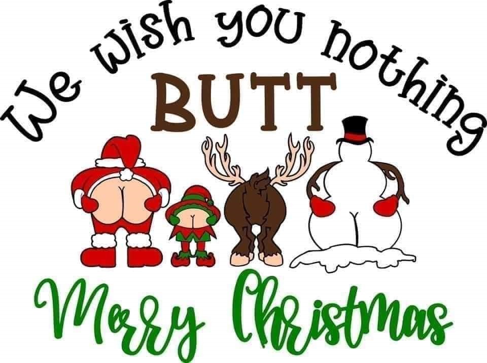 Butt Xmas Mug